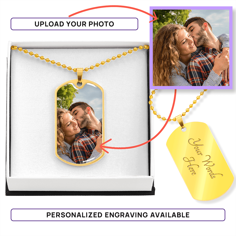 Buyer Upload Dog Tag Necklace