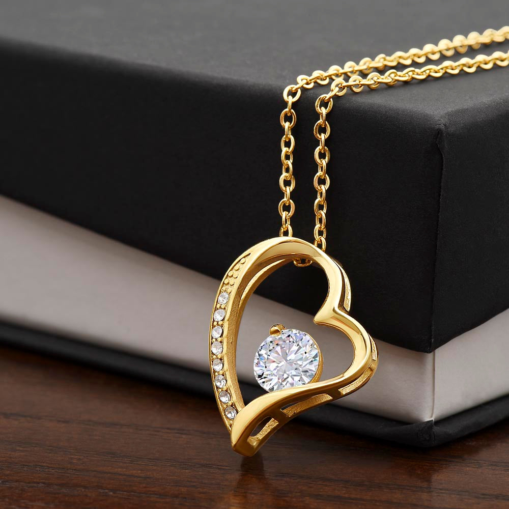 Non-Message Card Forever Love Necklace