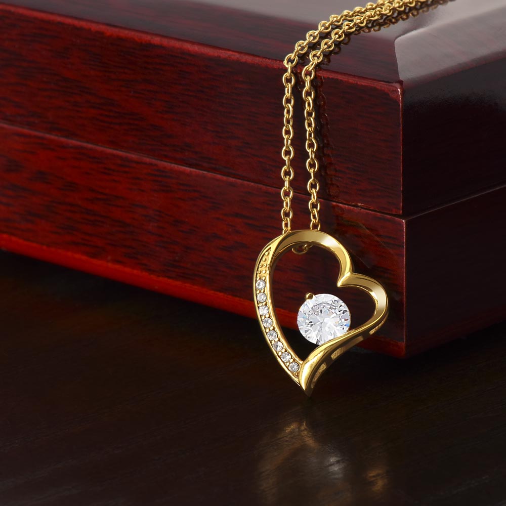 Non-Message Card Forever Love Necklace