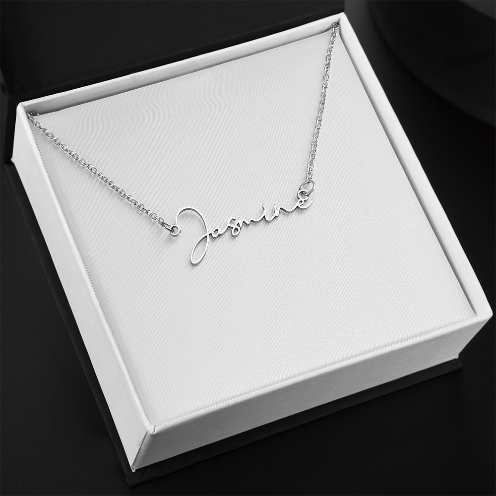 Signature Name Necklace (With MC)