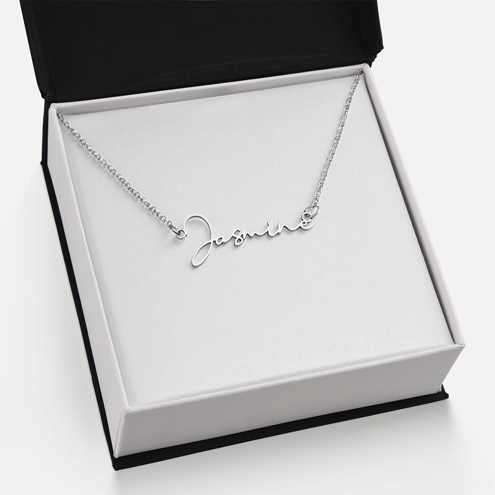 Signature Name Necklace (With MC)