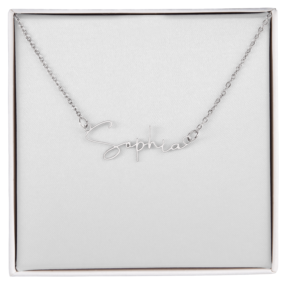 Signature Name Necklace (With MC)