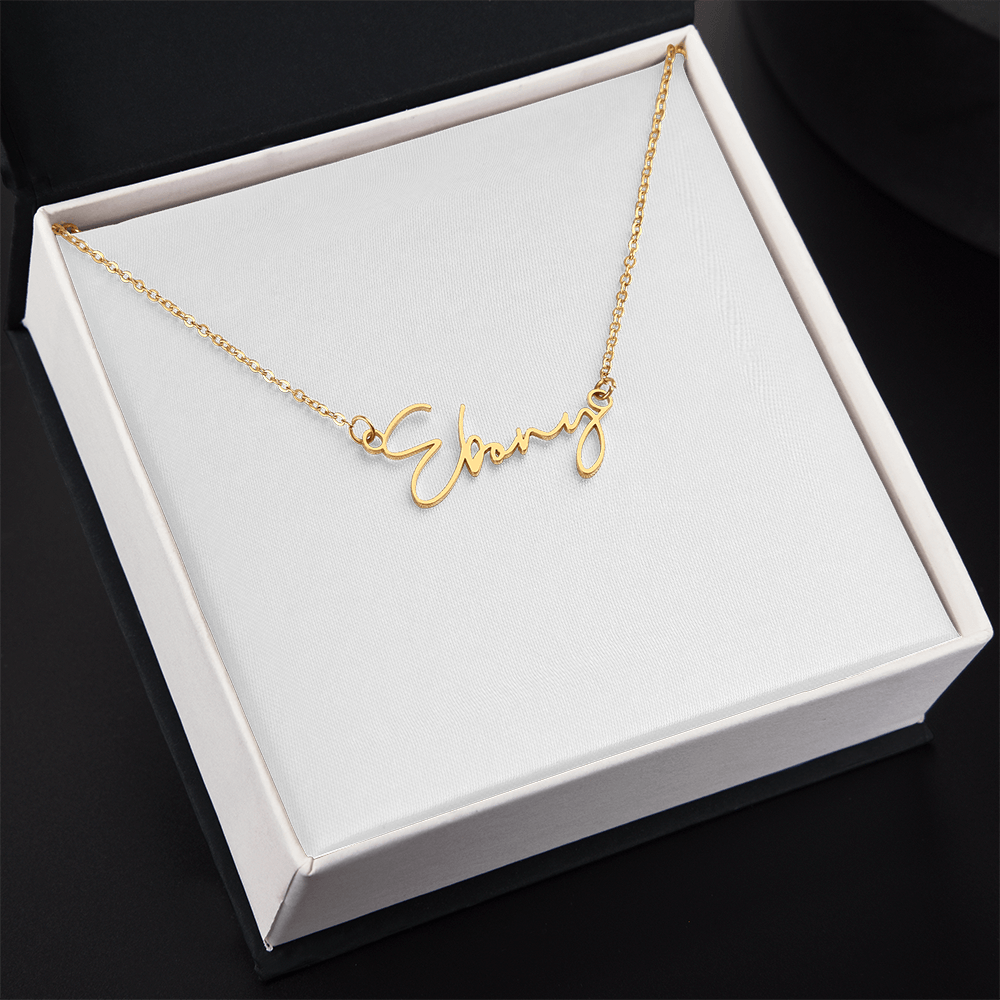 Signature Name Necklace (With MC)