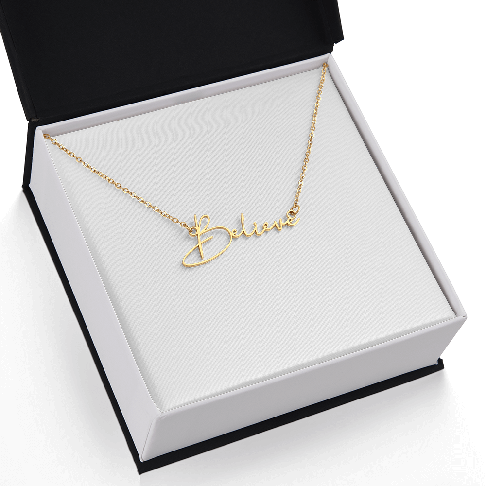 Signature Name Necklace (With MC)