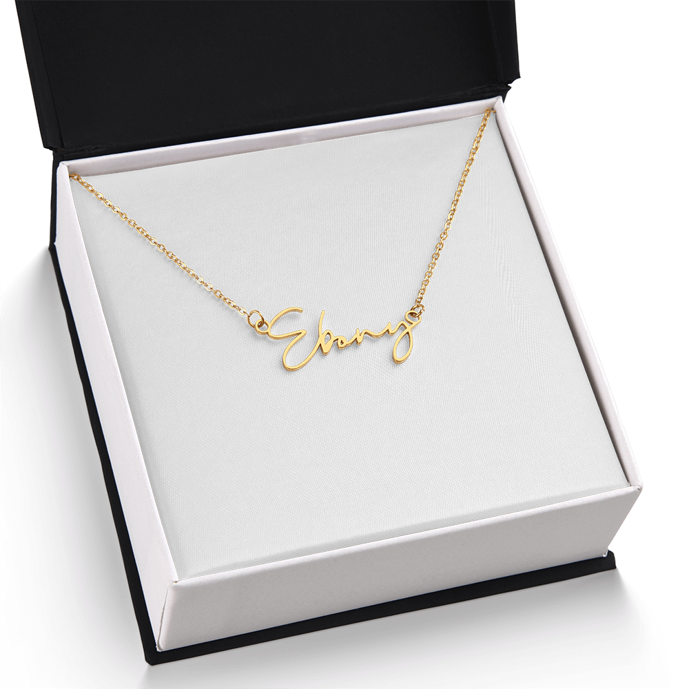 Signature Name Necklace (With MC)