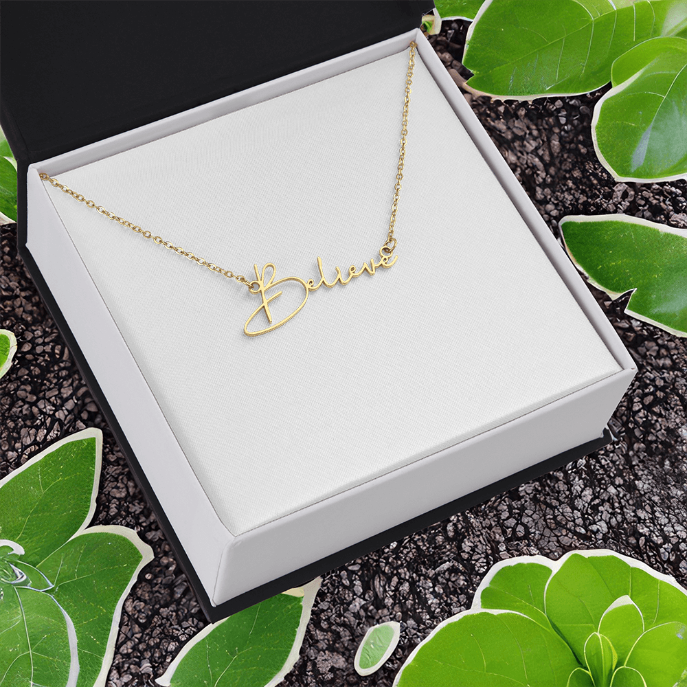 Signature Name Necklace (With MC)