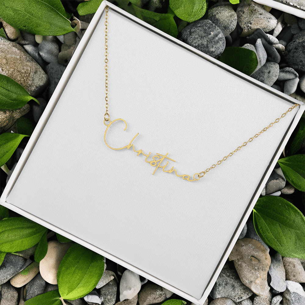 Signature Name Necklace (With MC)