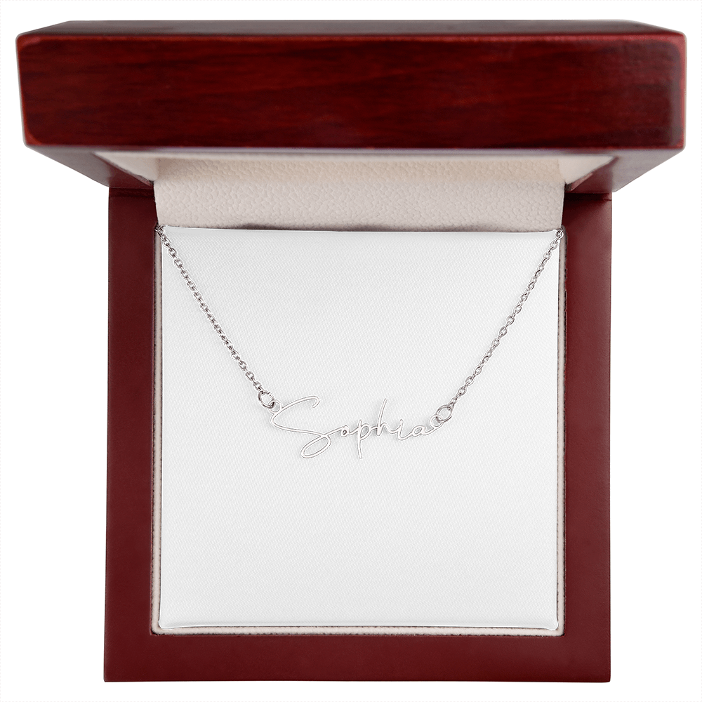 Signature Name Necklace (With MC)