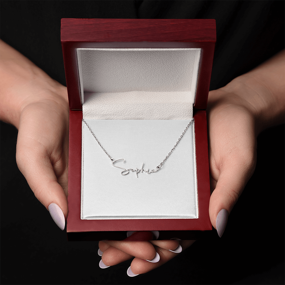 Signature Name Necklace (With MC)