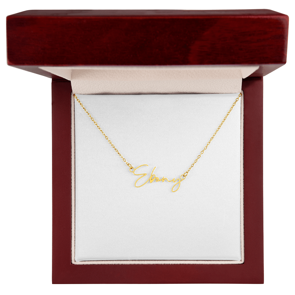 Signature Name Necklace (With MC)