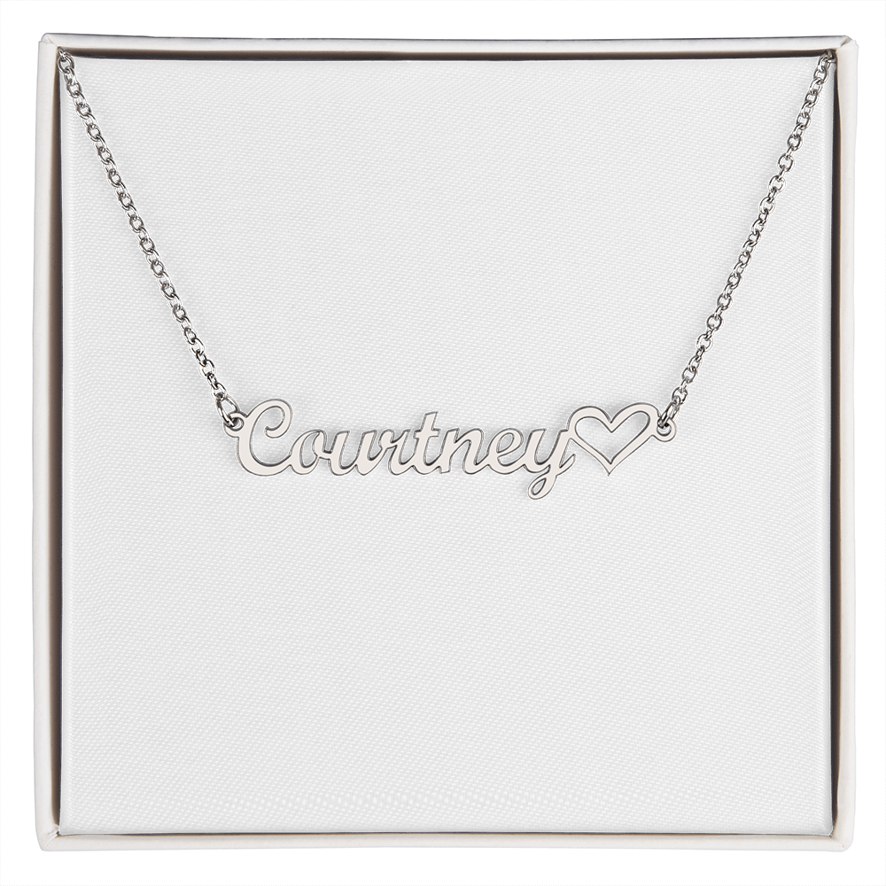 Heart Name Necklace