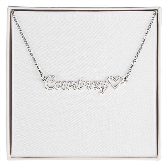 Heart Name Necklace