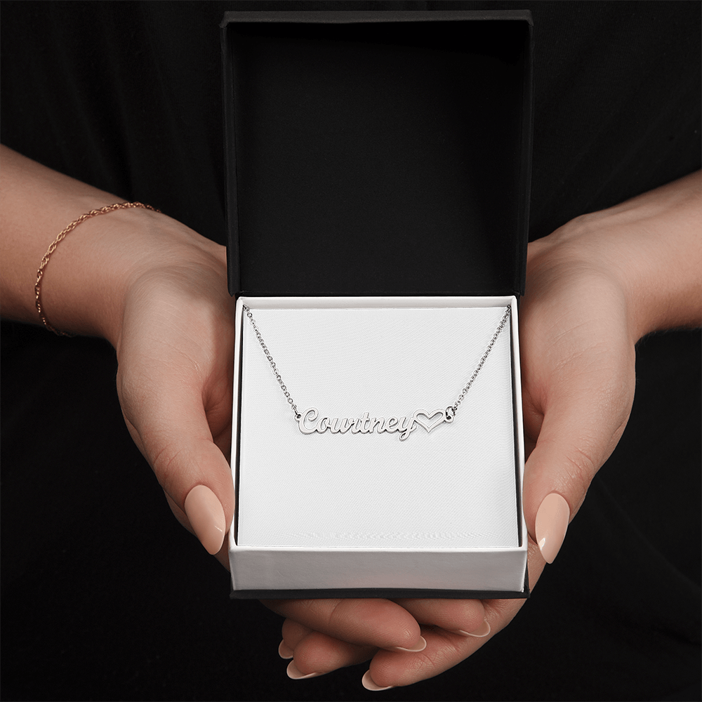 Heart Name Necklace