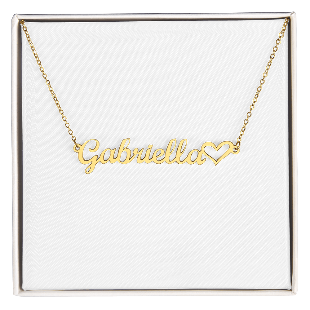 Heart Name Necklace