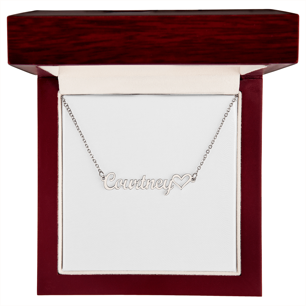 Heart Name Necklace