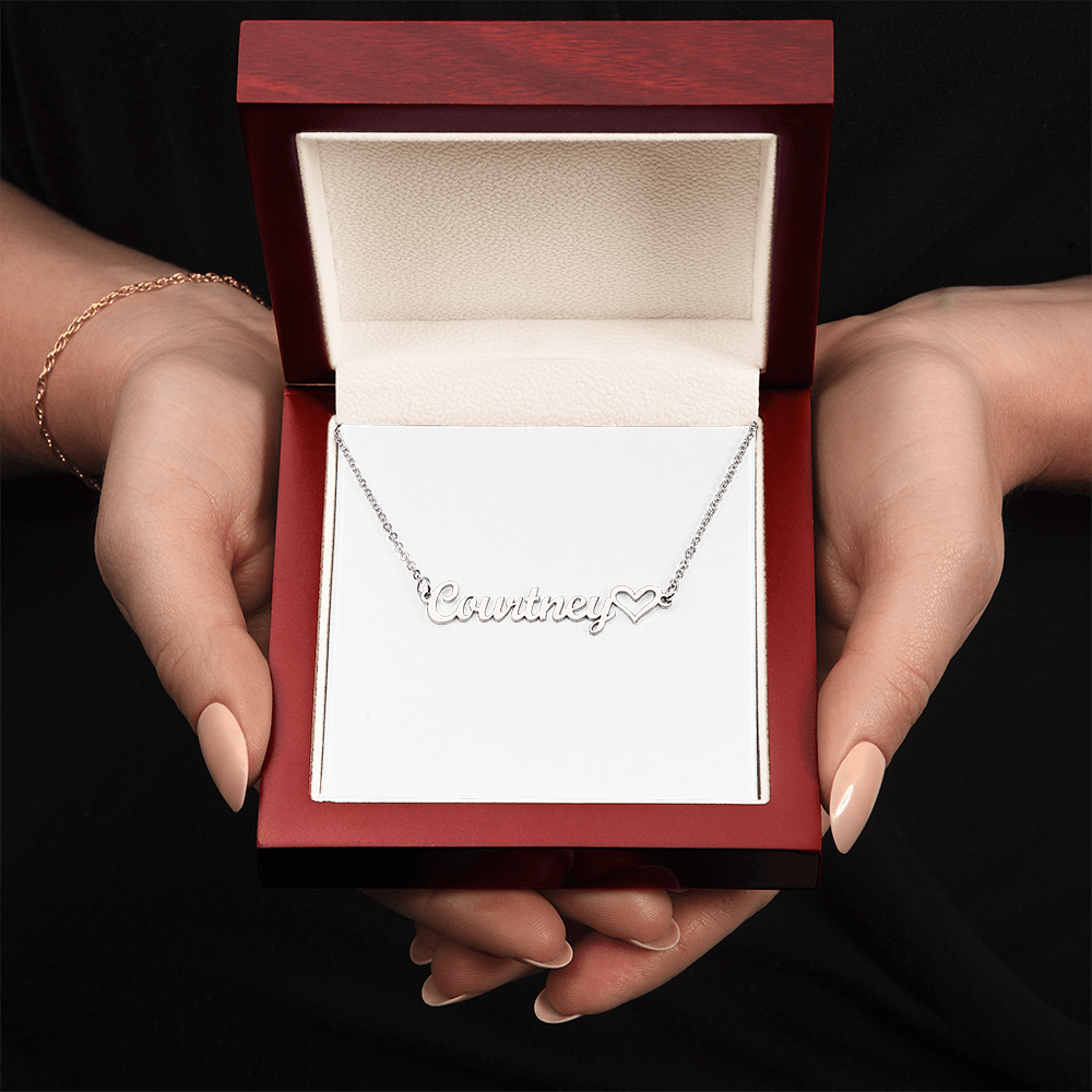 Heart Name Necklace