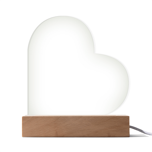 Acrylic Heart Plaque