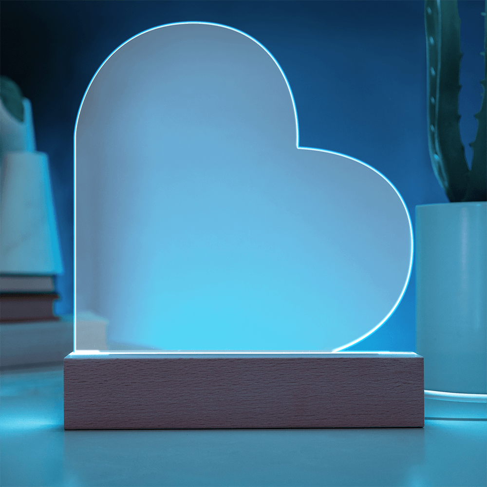 Acrylic Heart Plaque