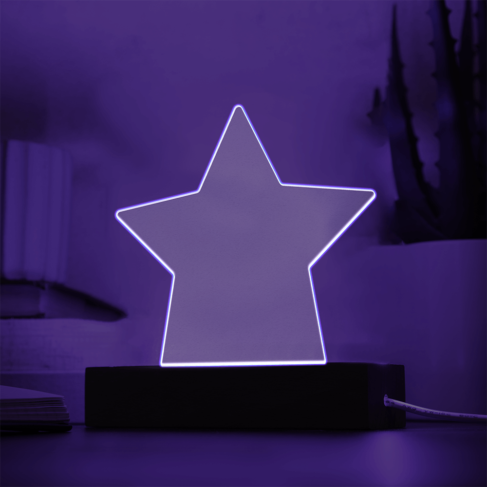Acrylic Star Plaque