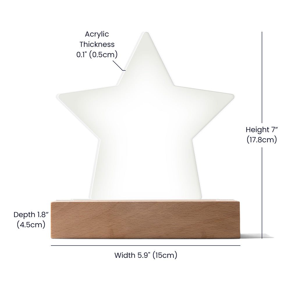 Acrylic Star Plaque