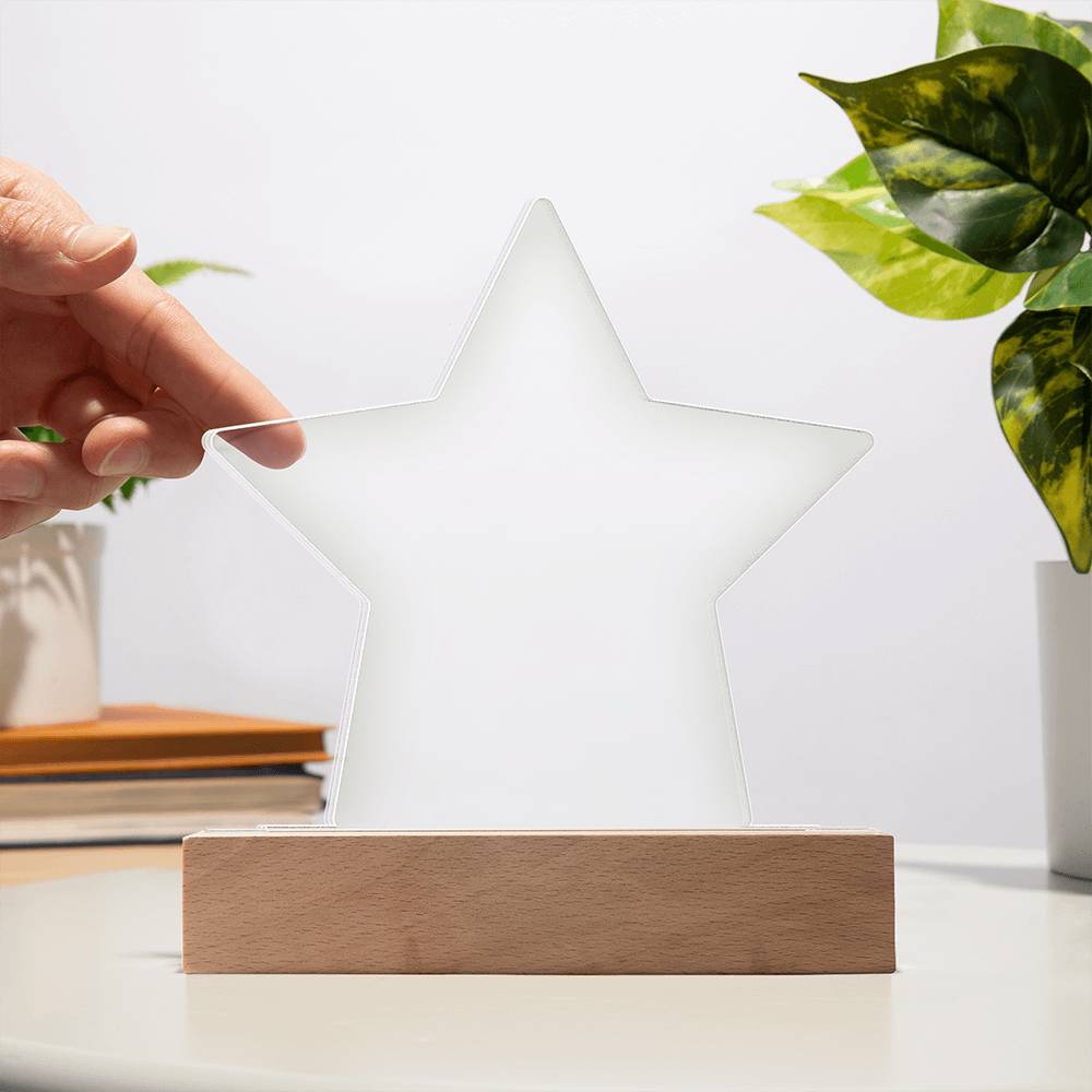 Acrylic Star Plaque