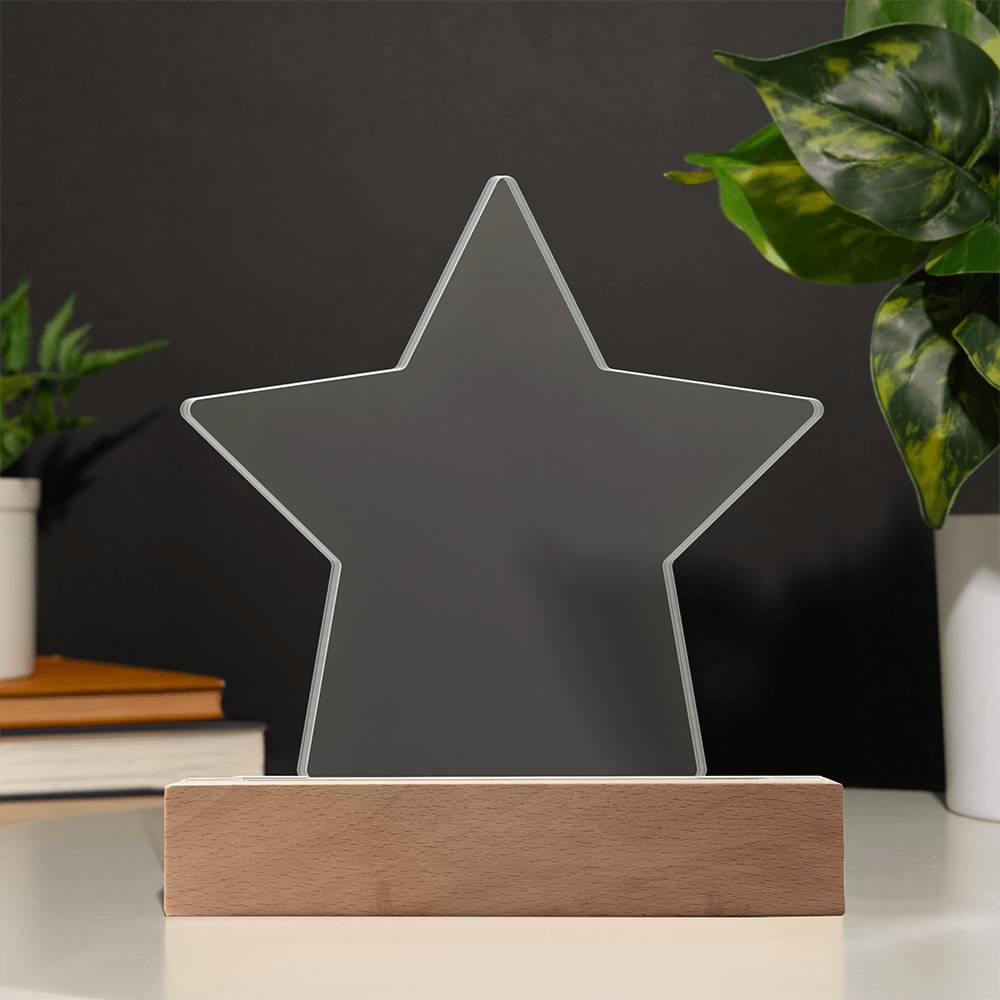 Acrylic Star Plaque