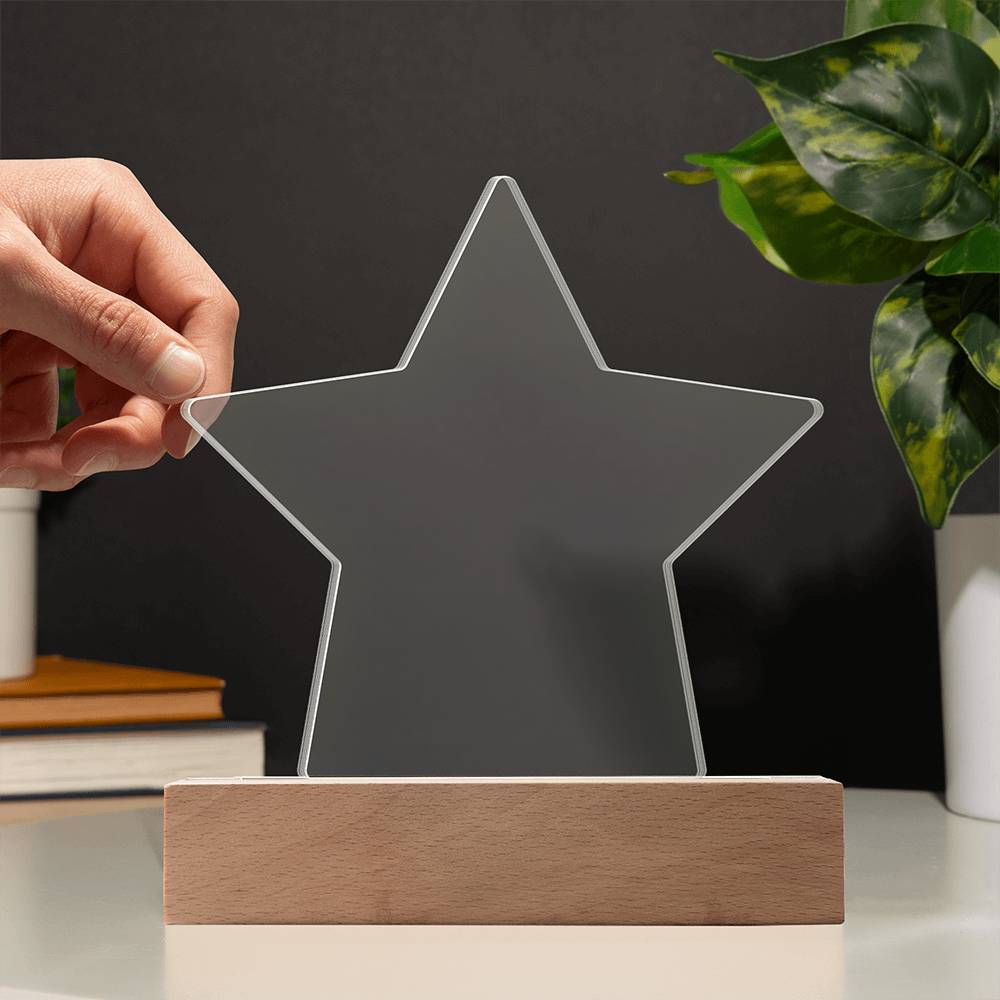 Acrylic Star Plaque