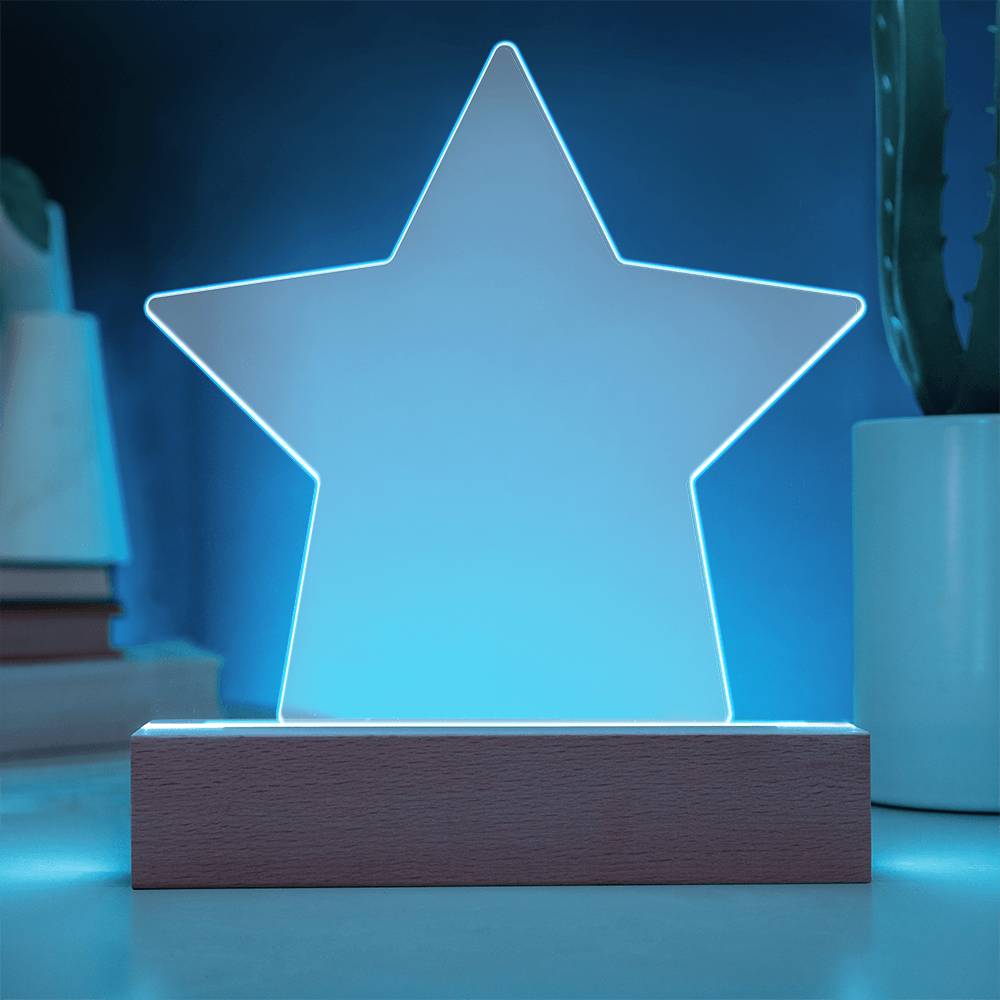 Acrylic Star Plaque
