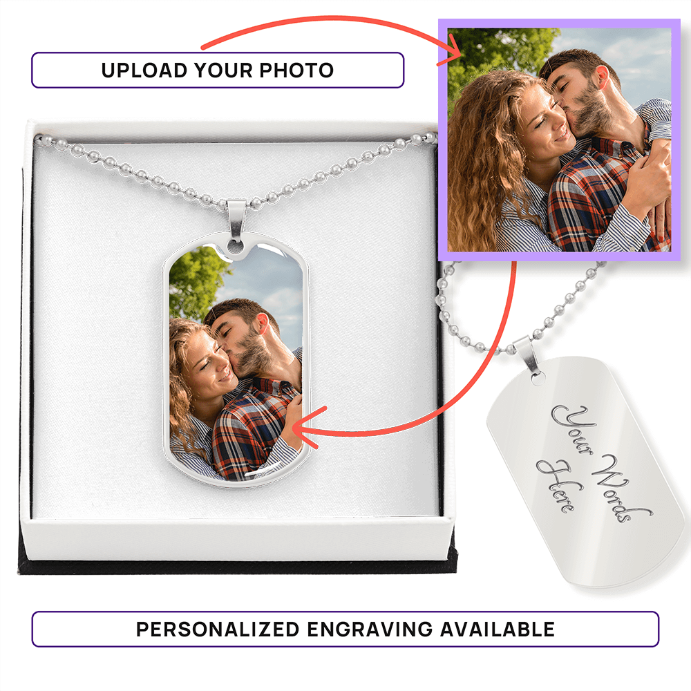 Buyer Upload Dog Tag Necklace
